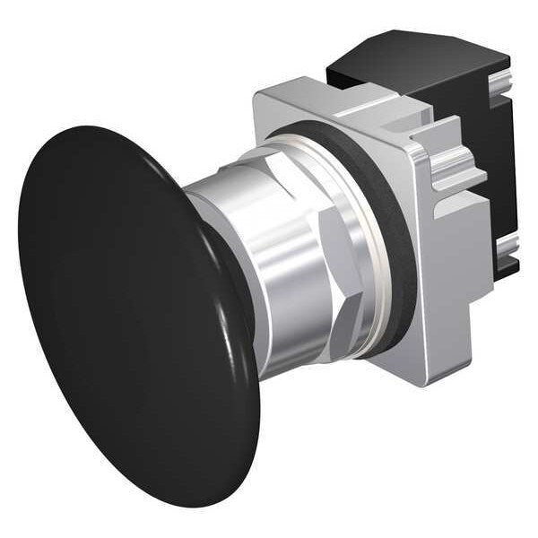 Non-Illuminated Push Button, 30 mm, 1NO/1NC, Black