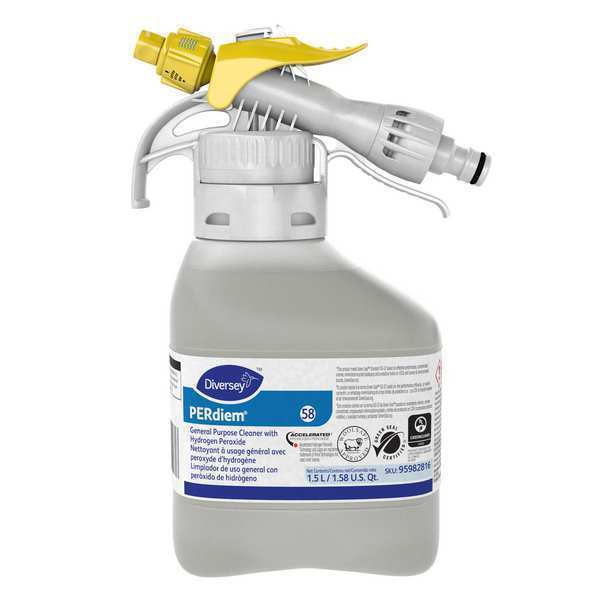 General Purpose Cleaners , 1.5L Hose End Connection Bottle , 2 PK