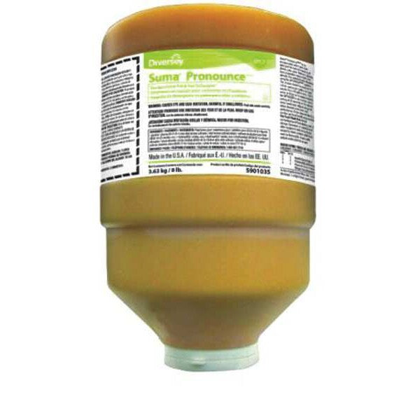 Dishwashing Detergent, 8 lb., Yellow, PK2