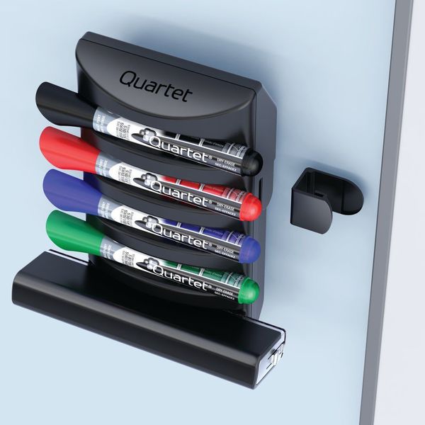 Marker Holder, 8-1/4inH, Black, Plastic