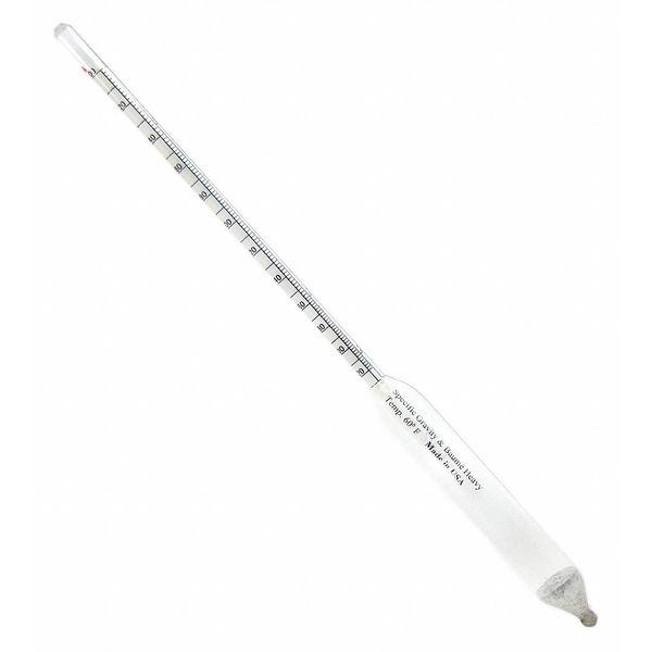 Hydrometer, Gravity/Baume, 0.005/0.5