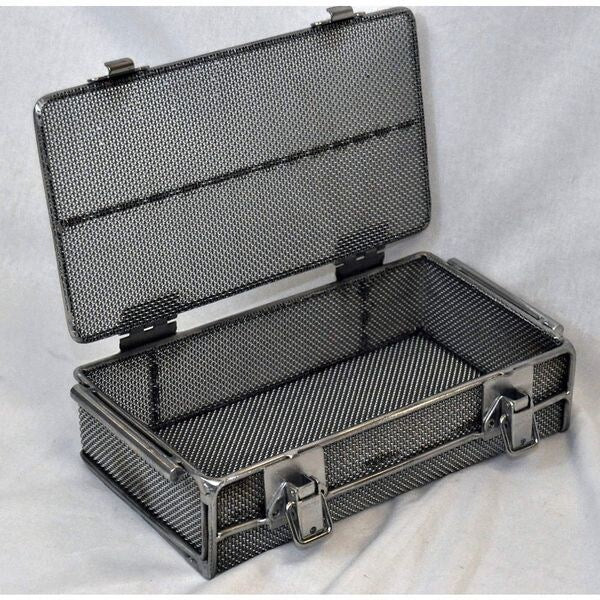 Silver Rectangular #12 Mesh Size, Stainless Steel