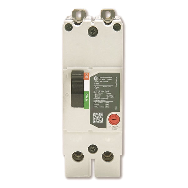 Molded Case Circuit Breaker, 70 A, 277/480V AC, 2 Pole, Bolt On Panelboard Mounting Style