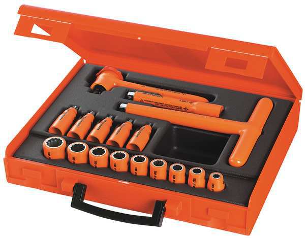 Insulated Socket Wrench Set, 17 pc.