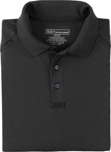 Performance Short Sleeve Polo, 2XL, Black