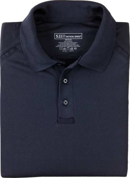 Performance Short Slv Polo, 5XL, Dark Navy