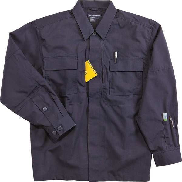 Taclite TDU Long Slv Shirt, 3XL, Dark Navy
