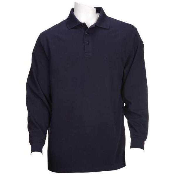 Performance Long Slv Polo, XL, Dark Navy