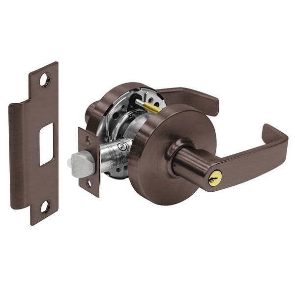 Lever Lockset, Mechanical, Storeroom