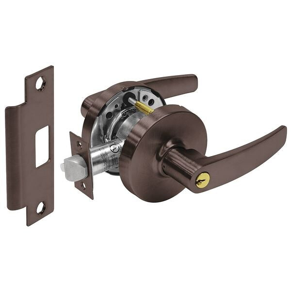 Lever Lockset, Mechanical, Entrance
