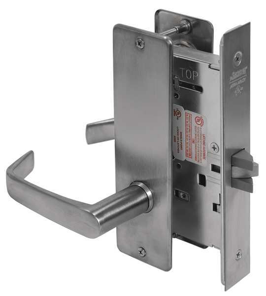 Lever Lockset, Mechanical, Passage, Grade 1