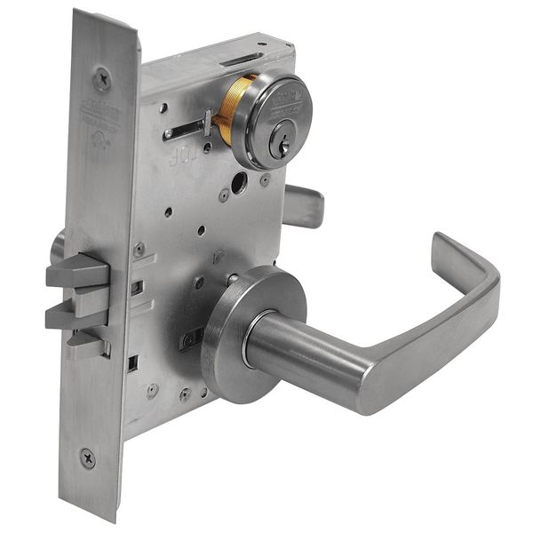 Lever Lockset, Mechanical, Entrance