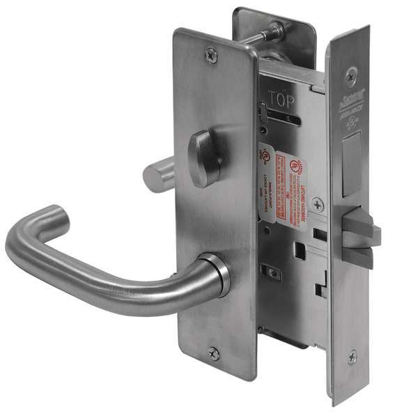 Lever Lockset, Mechanical, Privacy, Grade 1