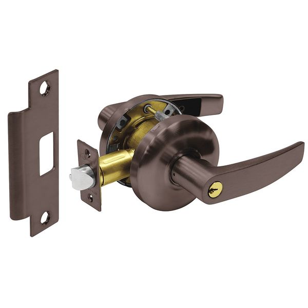 Lever Lockset, Mechanical, Entrance