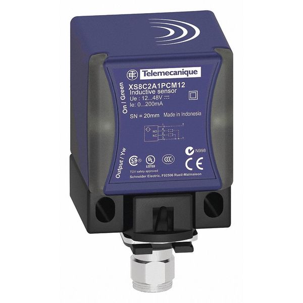 Rectngulr Proxmity Sensr, 3 Wire PNP, Shld