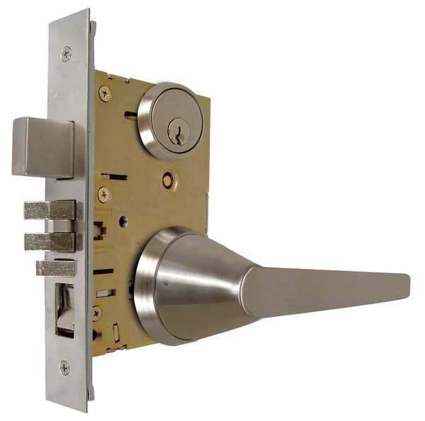 Lever Lockset, Mechanical, Dormitory, Grd.1