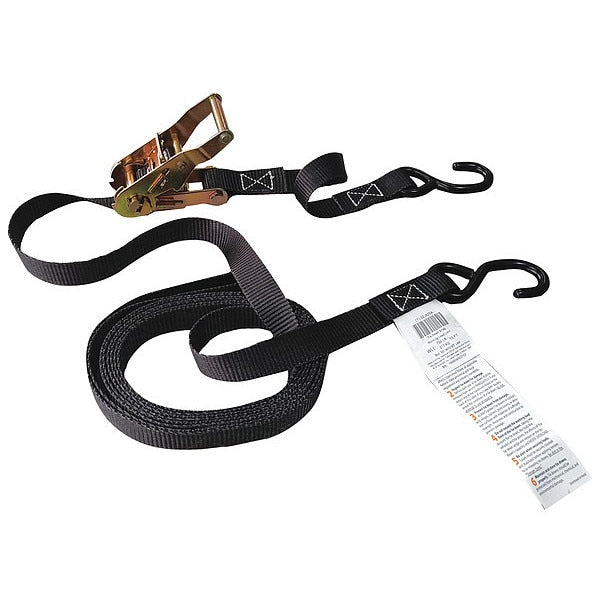 Tie-Down Strap, Ratchet, 15ft x 1In, 700lb