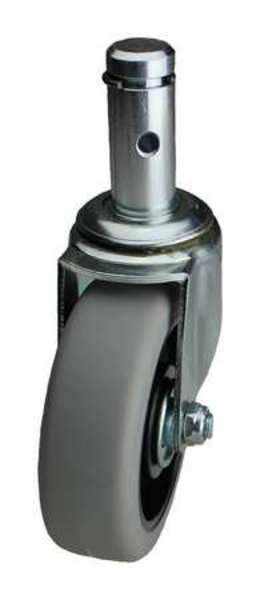Swivel Stem Caster, TPR, 4 in., 300 lb.