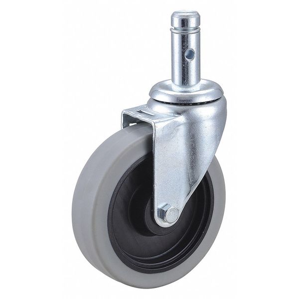 Swivel Stem Caster, TPR, 5 in., 325 lb.