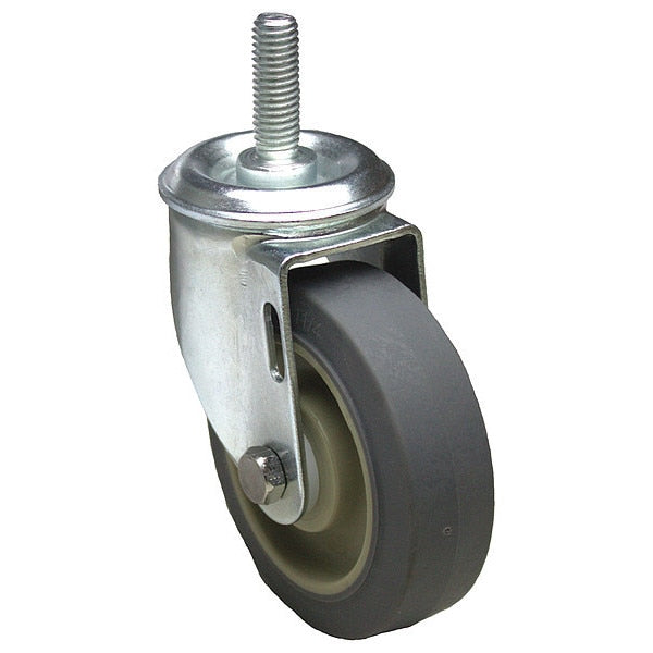 Swivel Stem Caster, TPR, 3-1/2 in., 250 lb.
