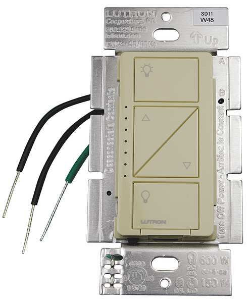 Lighting Dimmer, 1-Pole, 120V, Ivory