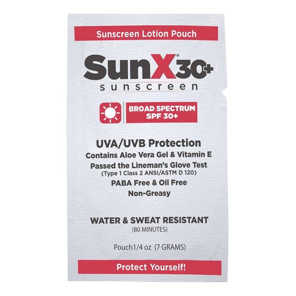 Sunscreen Packet, 7g, SPF30, PK300