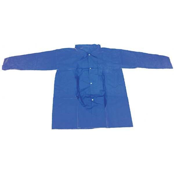 Disposable Lab Coat, XL, Blue, PK30