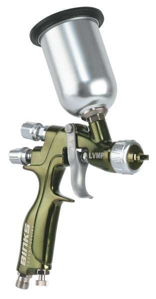 HVLP Spray Gun, Medium, Gravity, 4 oz.