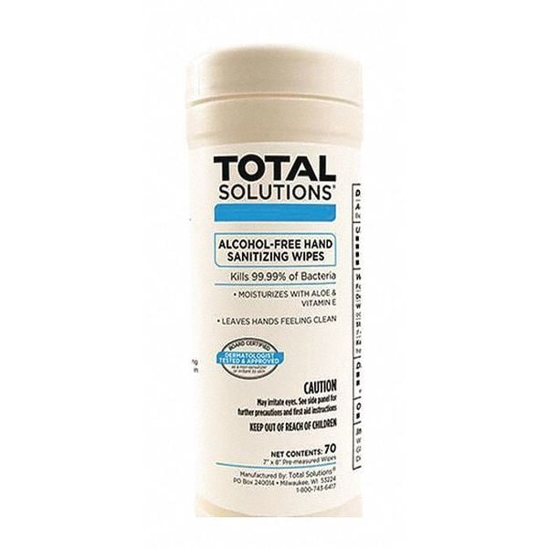 Alcohol Free Hand Sanitizing Wipes, 7