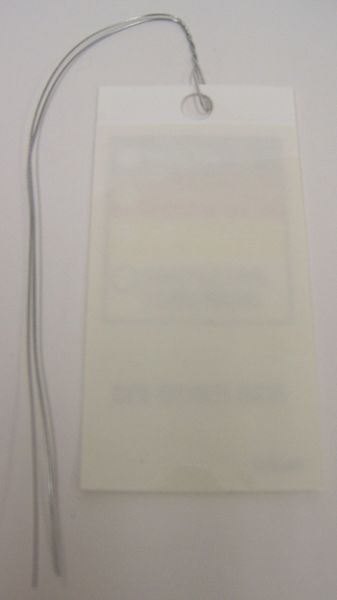 HMIG Tag, 3 in. H x 1-1/2 in. W, PK25