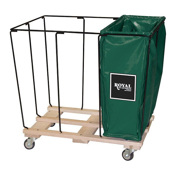 Sorting Cart Bag, 12 Bushel 3 Comp, Green