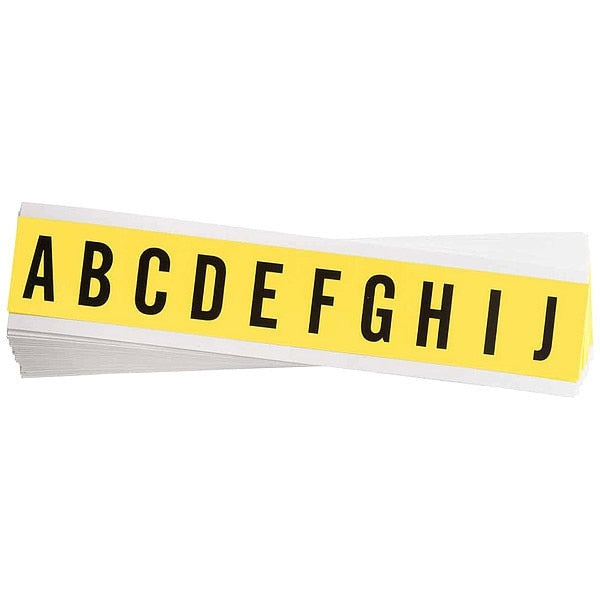Letter Label, A Thru Z, 1-1/2in.H, PK25