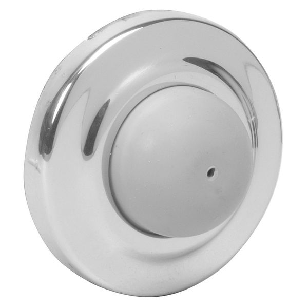 Door Stop, Stainless Steel, Silver, 2-1/2
