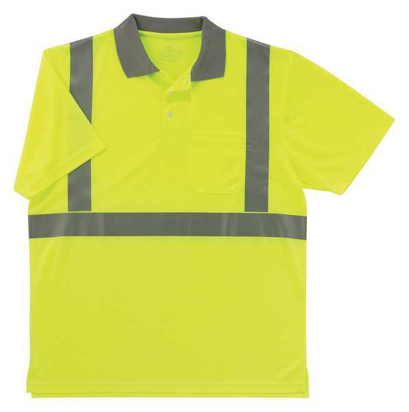 3XL Men's Polo Shirt, Lime