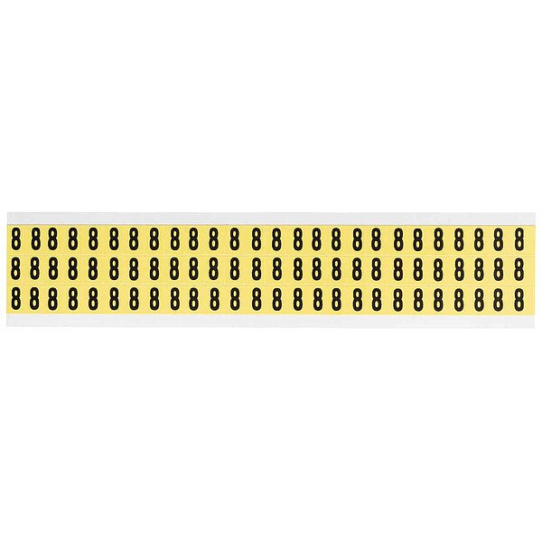 Number Label, 9, 3/4in.Hx9/16in.W, Vinyl