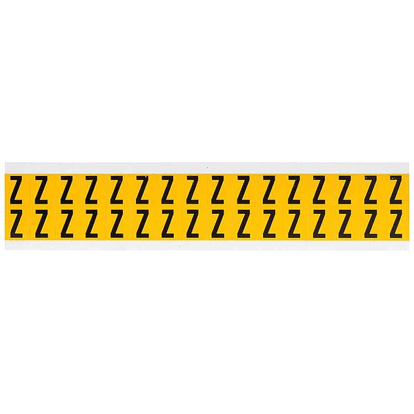 Letter Label, Z, 3/4in.Hx9/16in.W, Vinyl