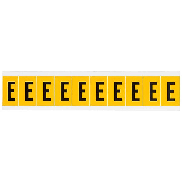Letter Label, E, 1-1/2in.Hx7/8in.W