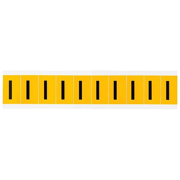 Letter Label, I, 1-1/2in.Hx7/8in.W