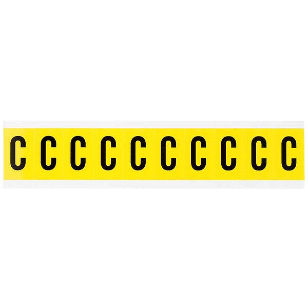 Letter Label, C, No. Cards 1, Vinyl