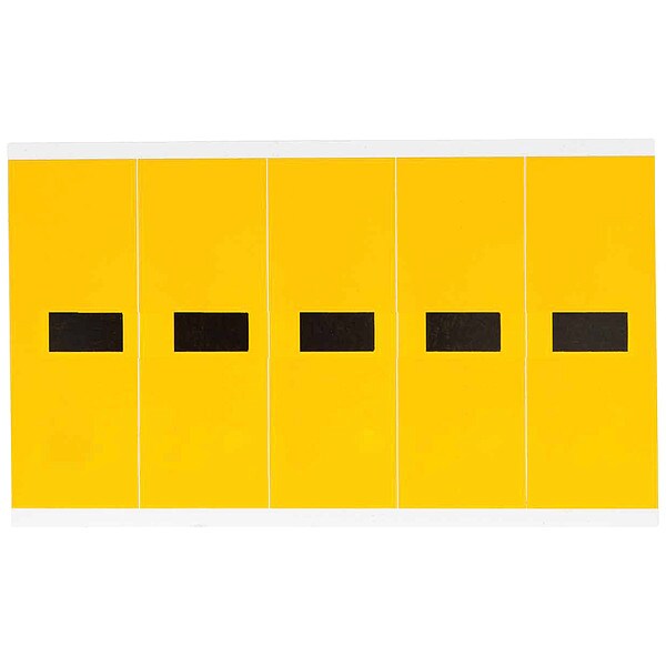 Letter Label, Dash, 5in.Hx1-3/4in.W, Vinyl