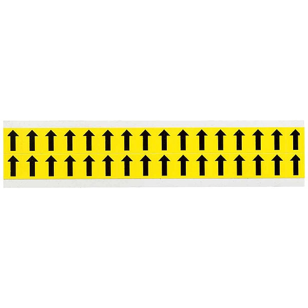 Letter Label, Arrow, 3/4inHx9/16inW, Vinyl