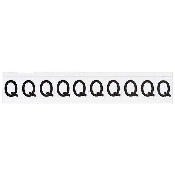 Letter Label, Character Q, 1-1/2 In. H