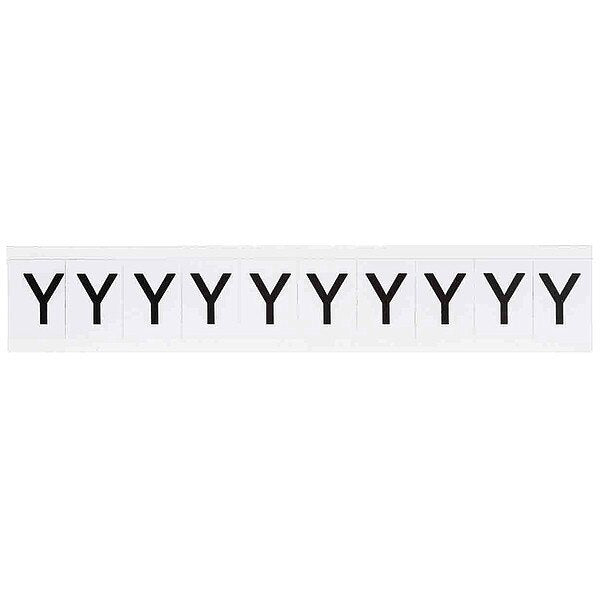 Letter Label, Character Y, 1-1/2 In. H