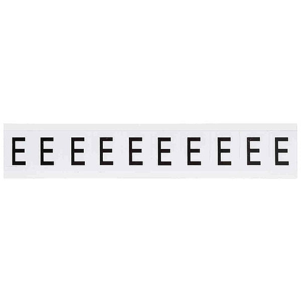Letter Label, Character E, 1-1/2 In. H
