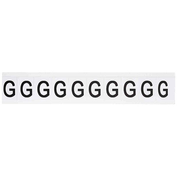 Letter Label, Character G, 1-1/2 In. H