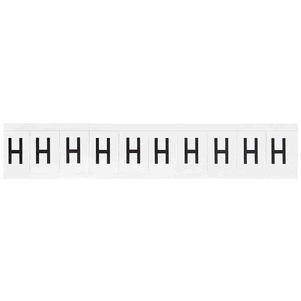 Letter Label, Character H, 1-1/2 In. H
