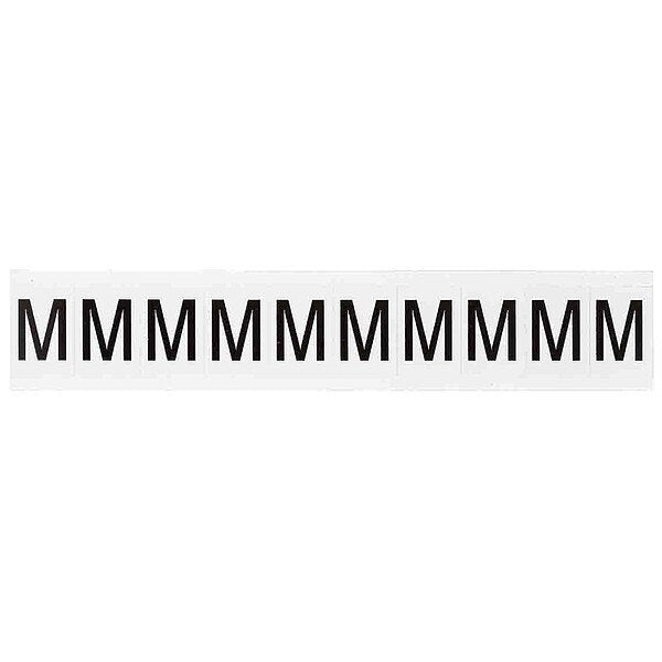 Letter Label, Character M, 1-1/2 In. H