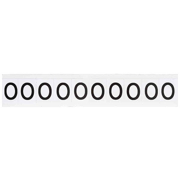 Letter Label, Character O, 1-1/2 In. H