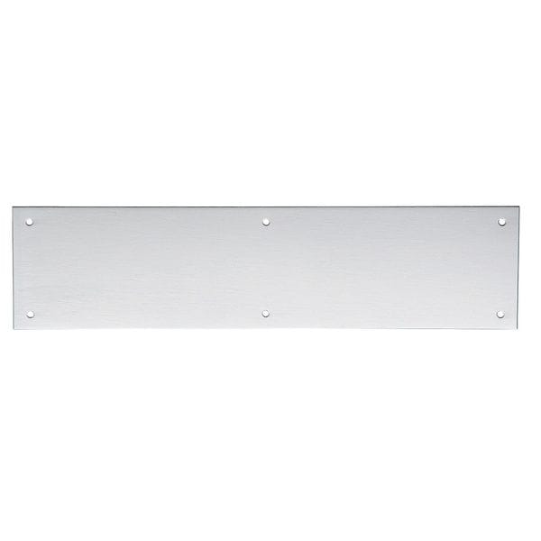 Door Push Plate, Stainless Steel, 15