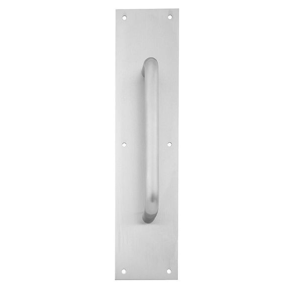 Door Pull Plate, Stainless Steel, 16
